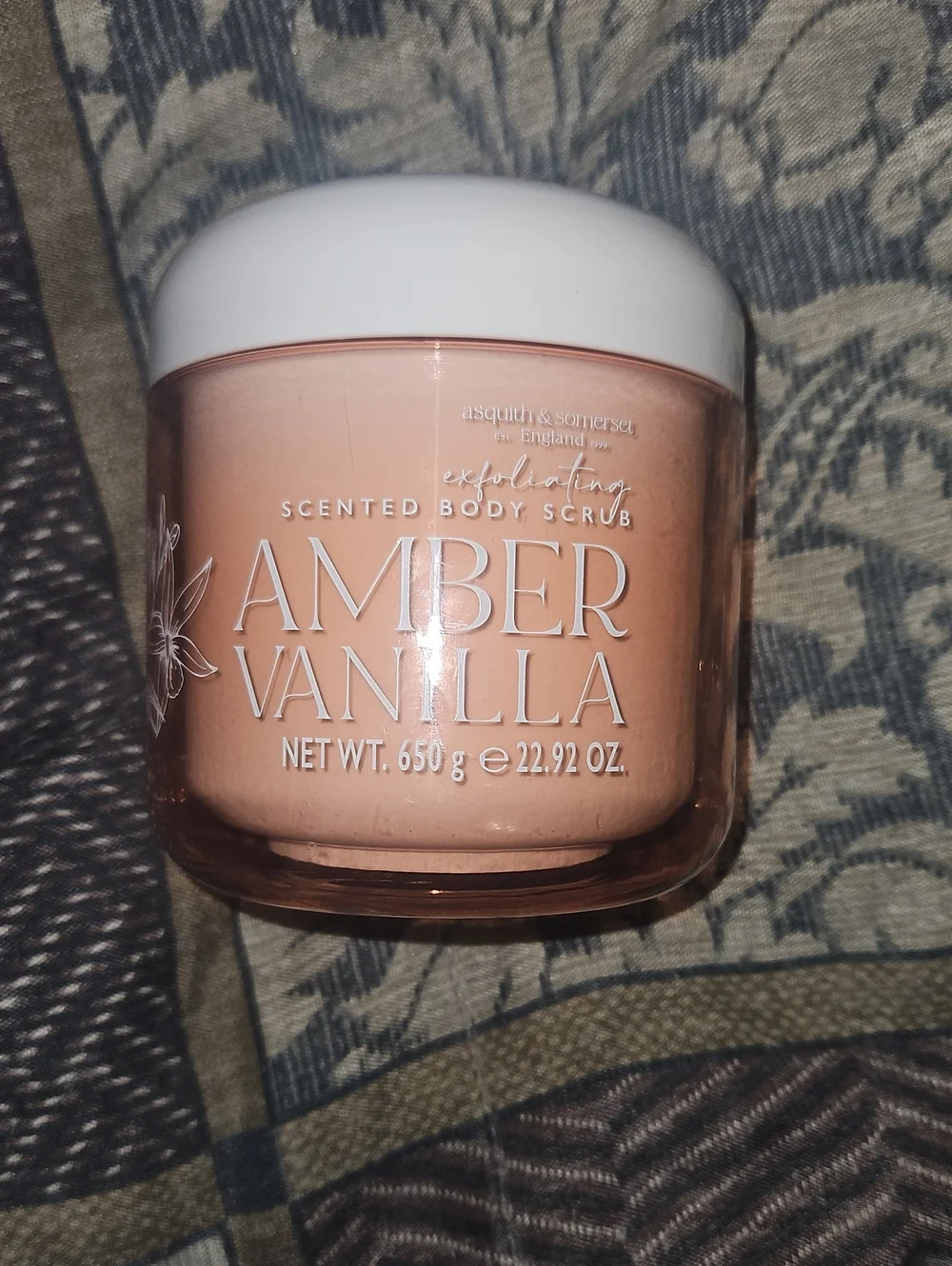 Amber Vanilla Scented Body Scrub - Exfoliating By Asquith Somerset